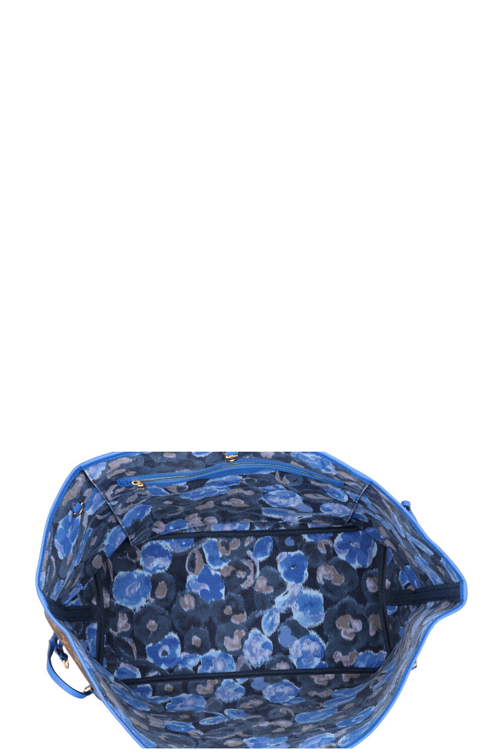 LOUIS VUITTON Neverfull GM Tote Bag Ikat Blue MNG Canvas