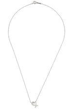 TIFFANY&CO Loving Heart Necklace Diamonds Platin