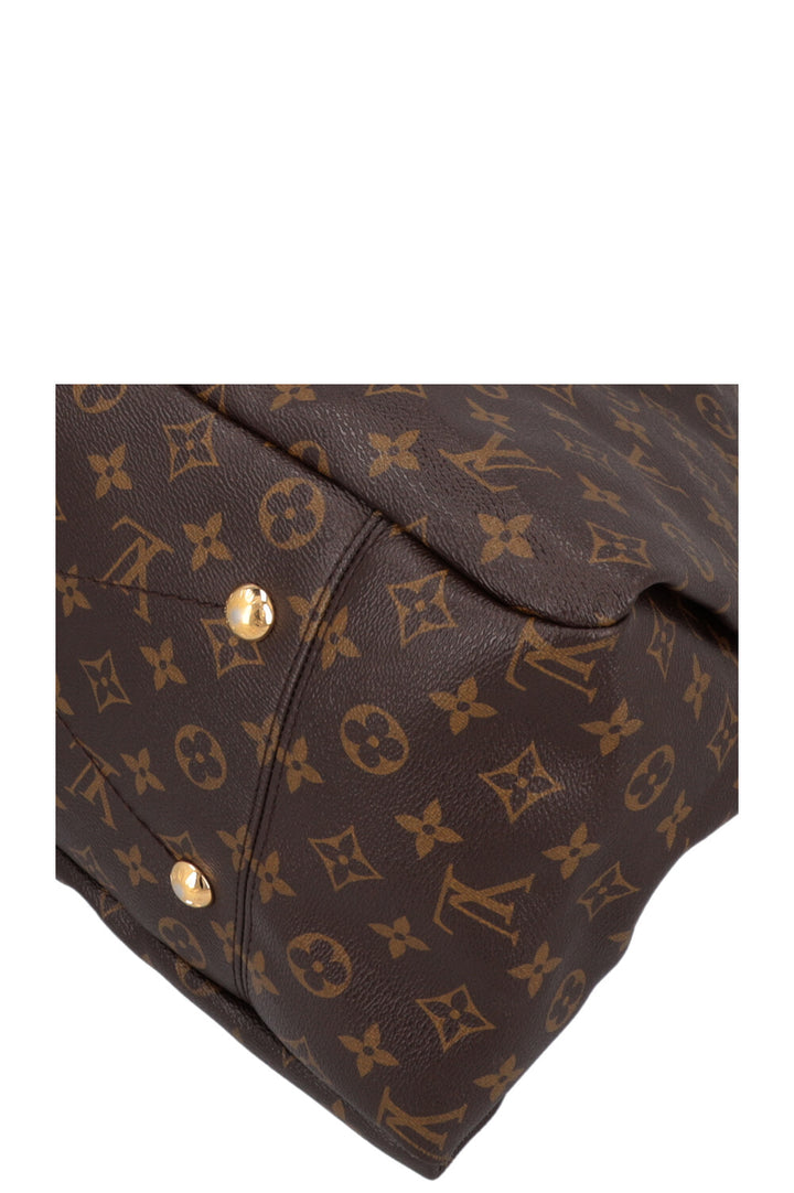 LOUIS VUITTON Artsy MM Hobo Bag MNG Canvas