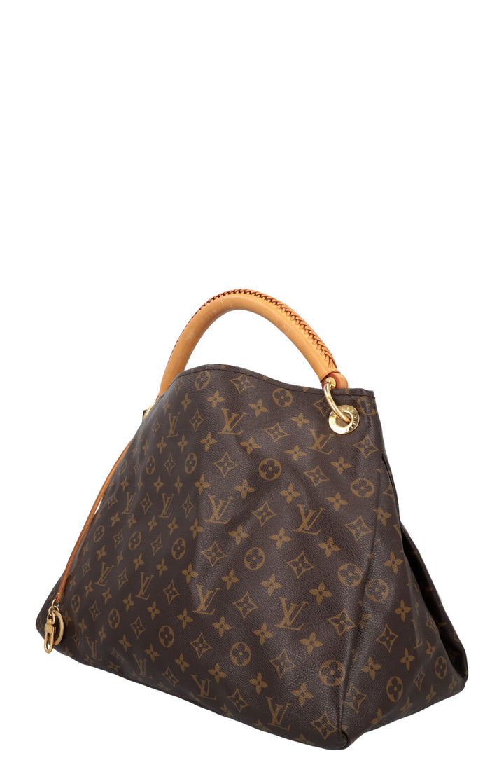 LOUIS VUITTON Artsy MM Hobo Bag MNG Canvas
