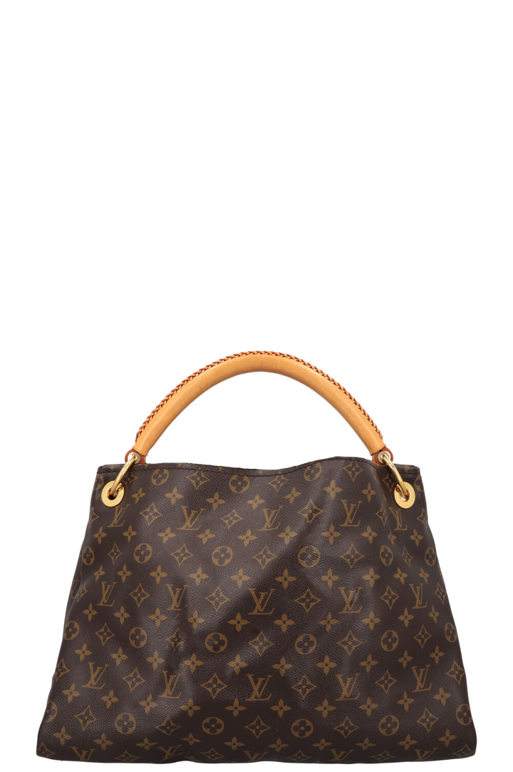 LOUIS VUITTON Artsy MM Hobo Bag MNG Canvas