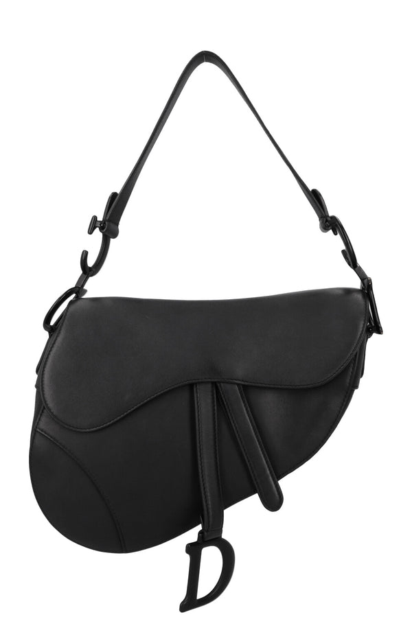 CHRISTIAN DIOR Saddle Shoulder Bag All Black