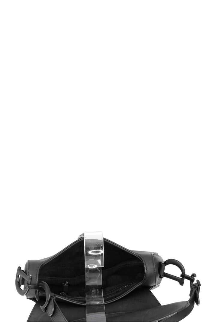 CHRISTIAN DIOR Saddle Shoulder Bag All Black