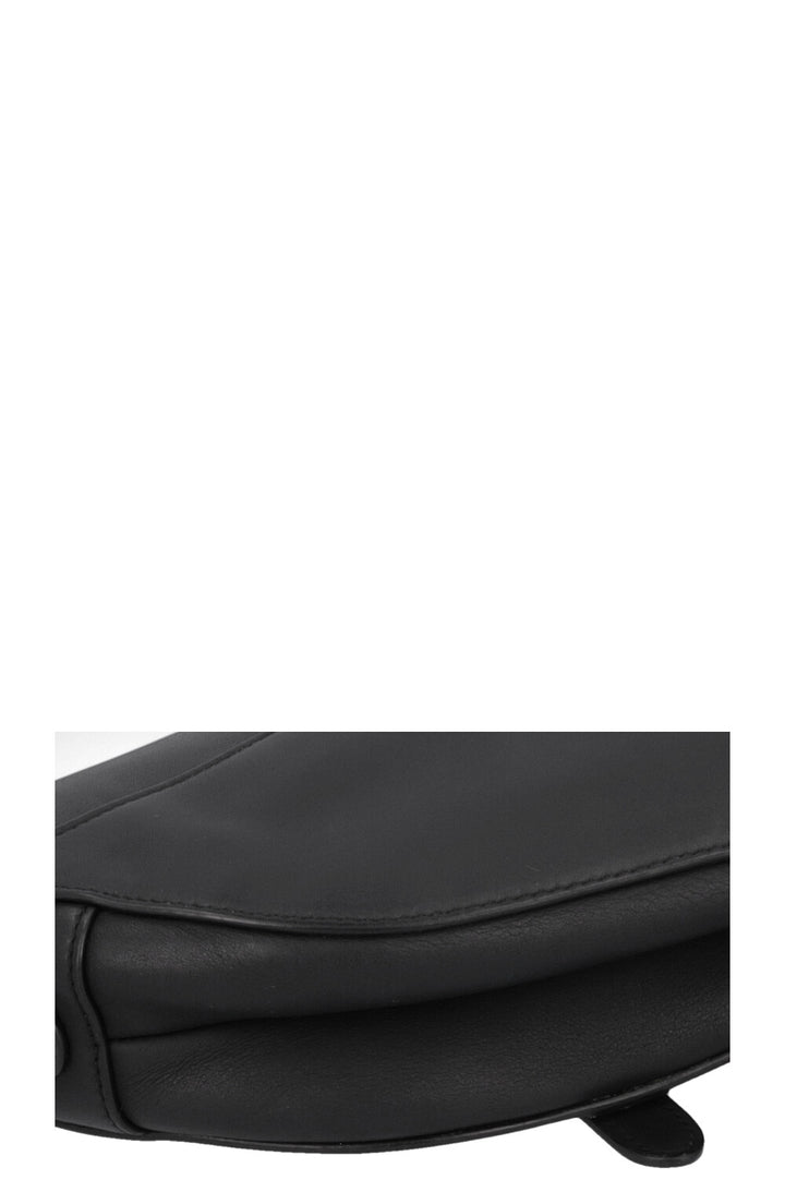 CHRISTIAN DIOR Saddle Shoulder Bag All Black