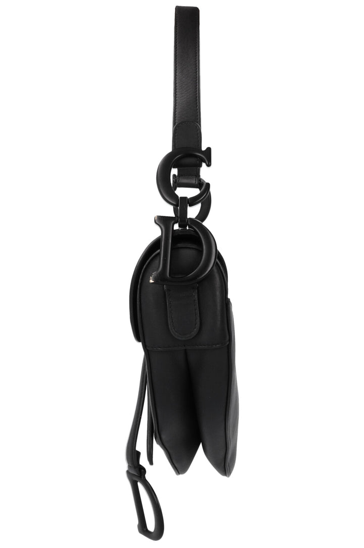 CHRISTIAN DIOR Saddle Shoulder Bag All Black