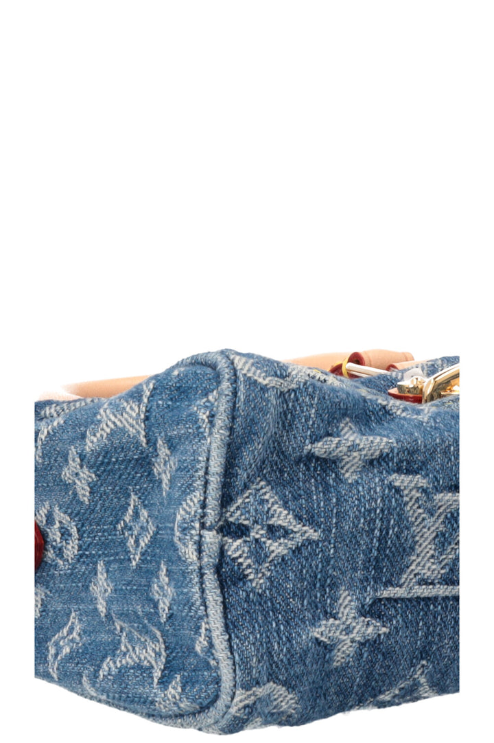 LOUIS VUITTON Nano Speedy Monogram Denim MNG