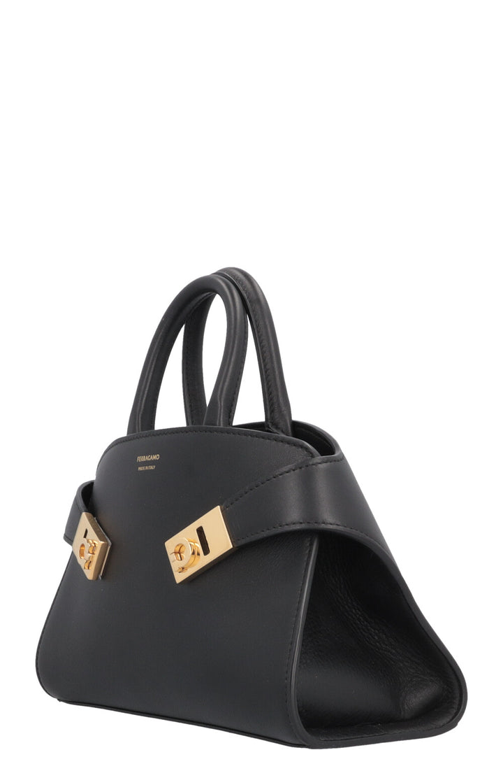 SALVATORE FERRAGAMO Hug XS Bag Black