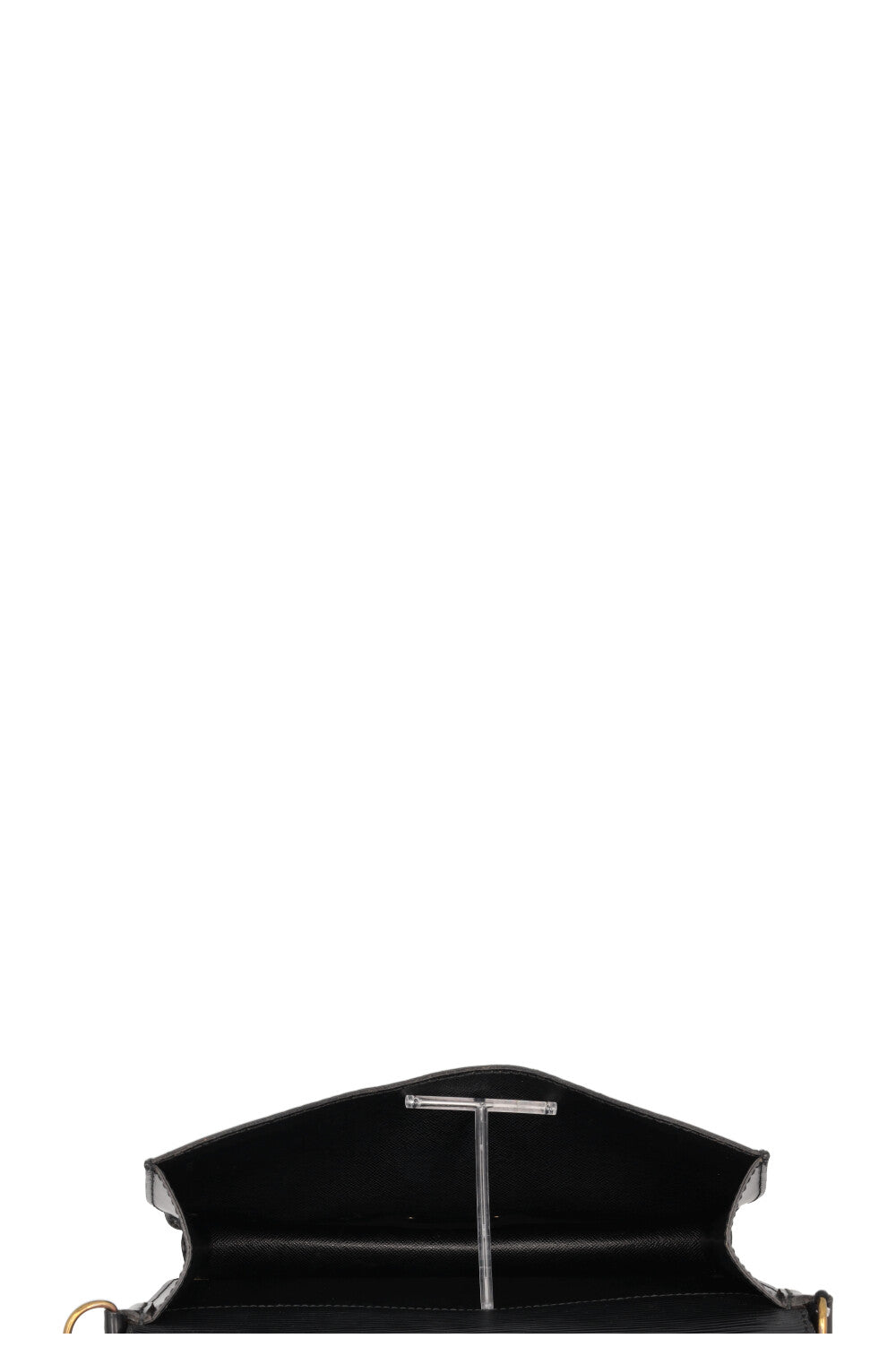 LOUIS VUITTON Monceau Sac à main en cuir épi Noir