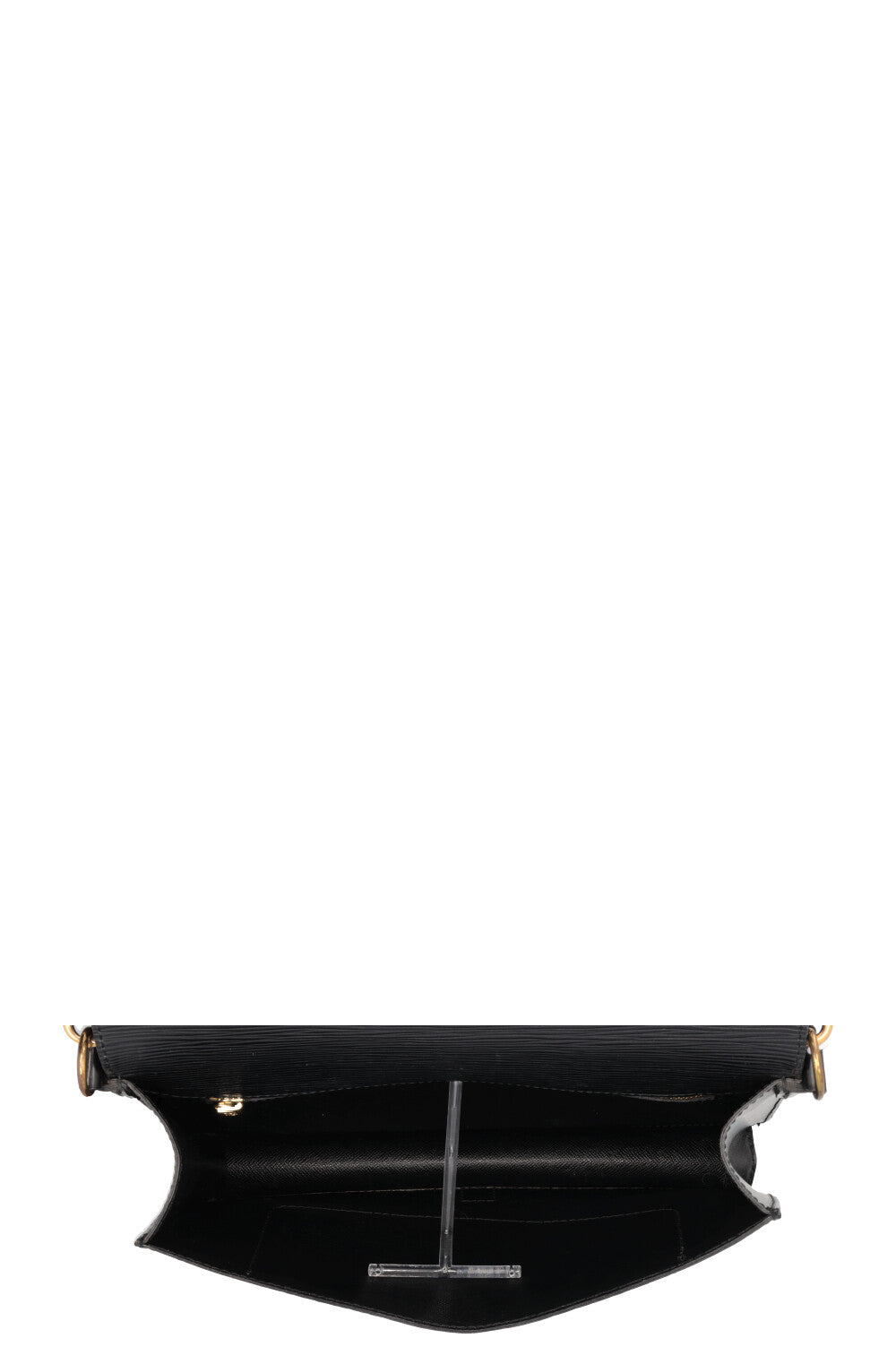 LOUIS VUITTON Monceau Sac à main en cuir épi Noir