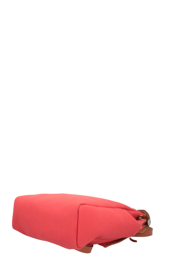 HERMÈS HerBag Zip 31 Backpack Leather Red Brown
