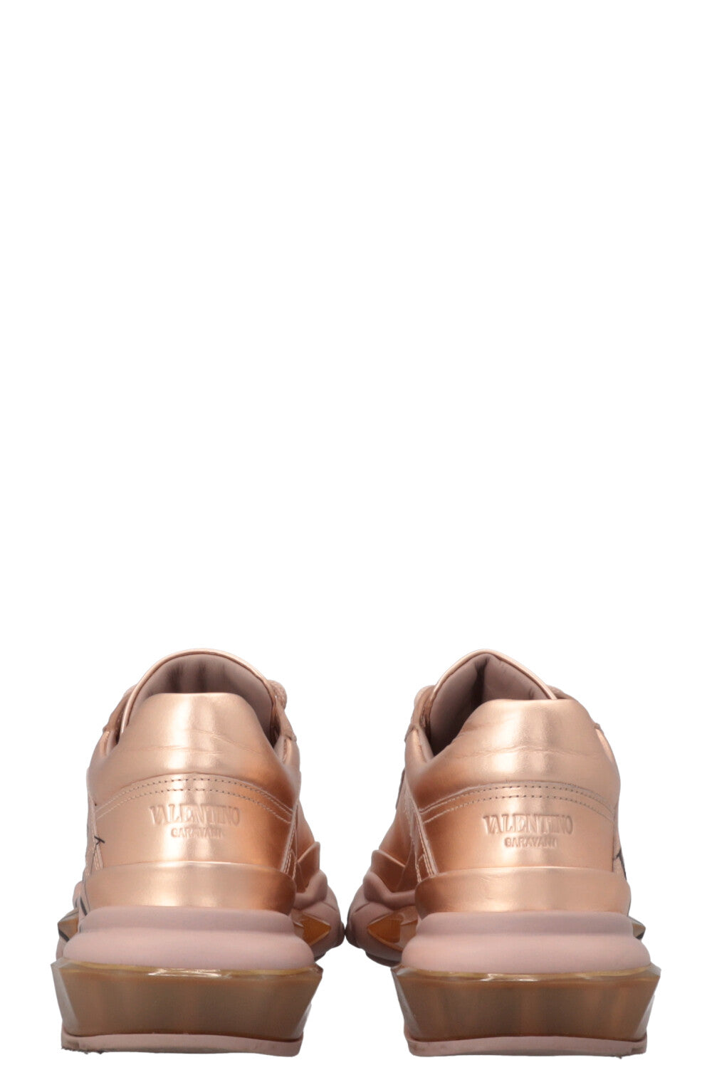 VALENTINO Bounce Sneakers Rose Gold – REAWAKE