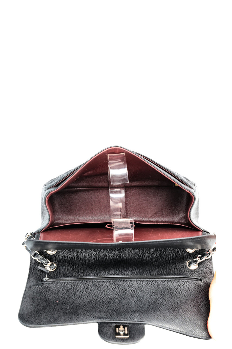 CHANEL Double Flap Bag Caviar Large