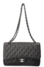 CHANEL Double Flap Bag Caviar Large