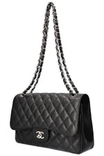 CHANEL Double Flap Bag Caviar Large