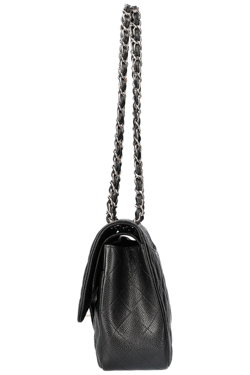 CHANEL Double Flap Bag Caviar Large