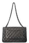 CHANEL Double Flap Bag Caviar Large