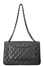 CHANEL Double Flap Bag Caviar Large