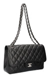 CHANEL Double Flap Bag Caviar Large