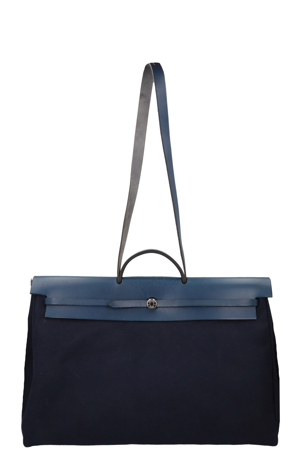 HERMÈS Herbag Voyage 50 Canvas Navy