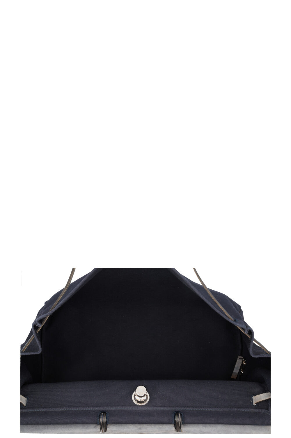HERMÈS Herbag Voyage 50 Canvas Navy