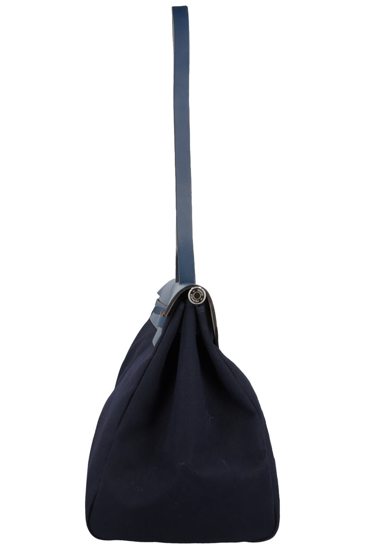 HERMÈS Herbag Voyage 50 Canvas Navy