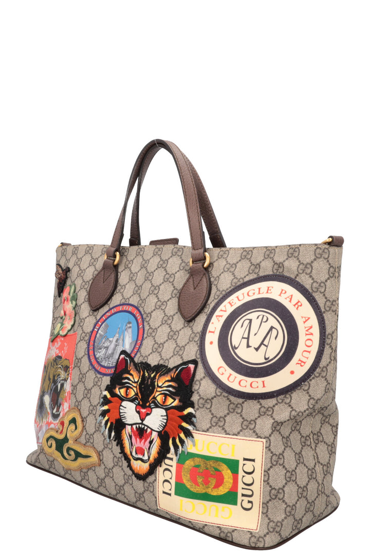 GUCCI Convertible Tote Bag GG Supreme