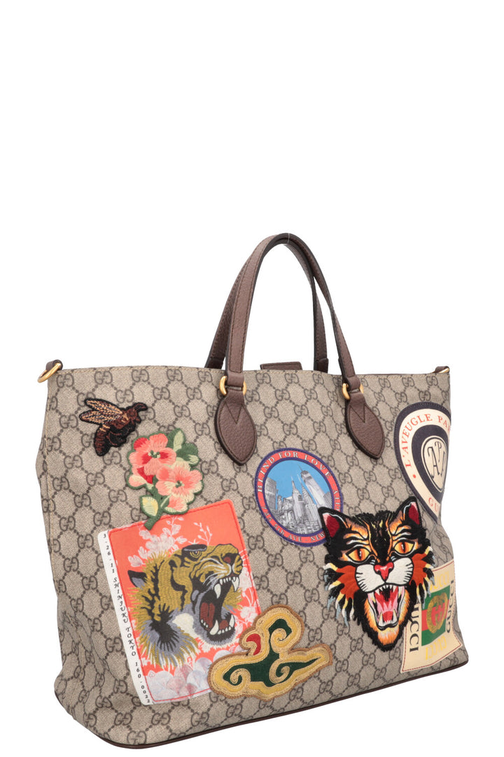 GUCCI Convertible Tote Bag GG Supreme