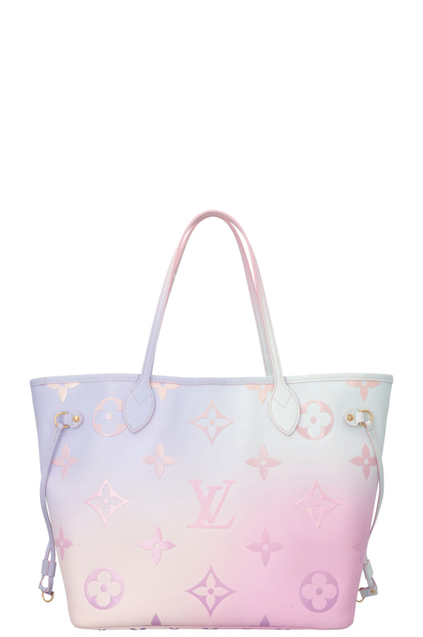 LOUIS VUITTON Neverfull MM Sunrise MNG Pink Blue