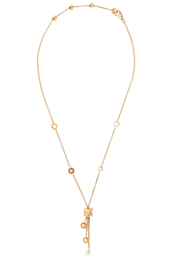 BVLGARI B.Zero Necklace 18k Yellow Gold Diamonds