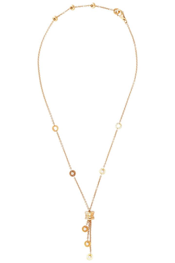 BVLGARI B.Zero Necklace 18k Yellow Gold Diamonds
