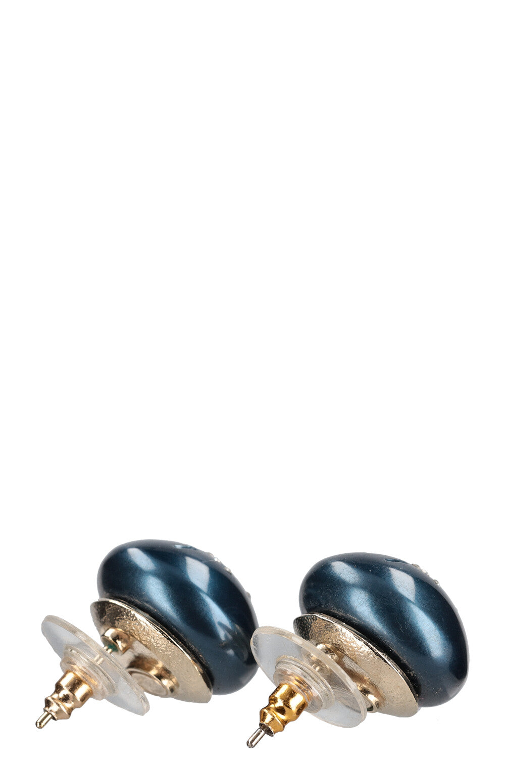 CHANEL LA PAUSA ピアス CHANEL CC La Pausa Earrings Blue – REAWAKE