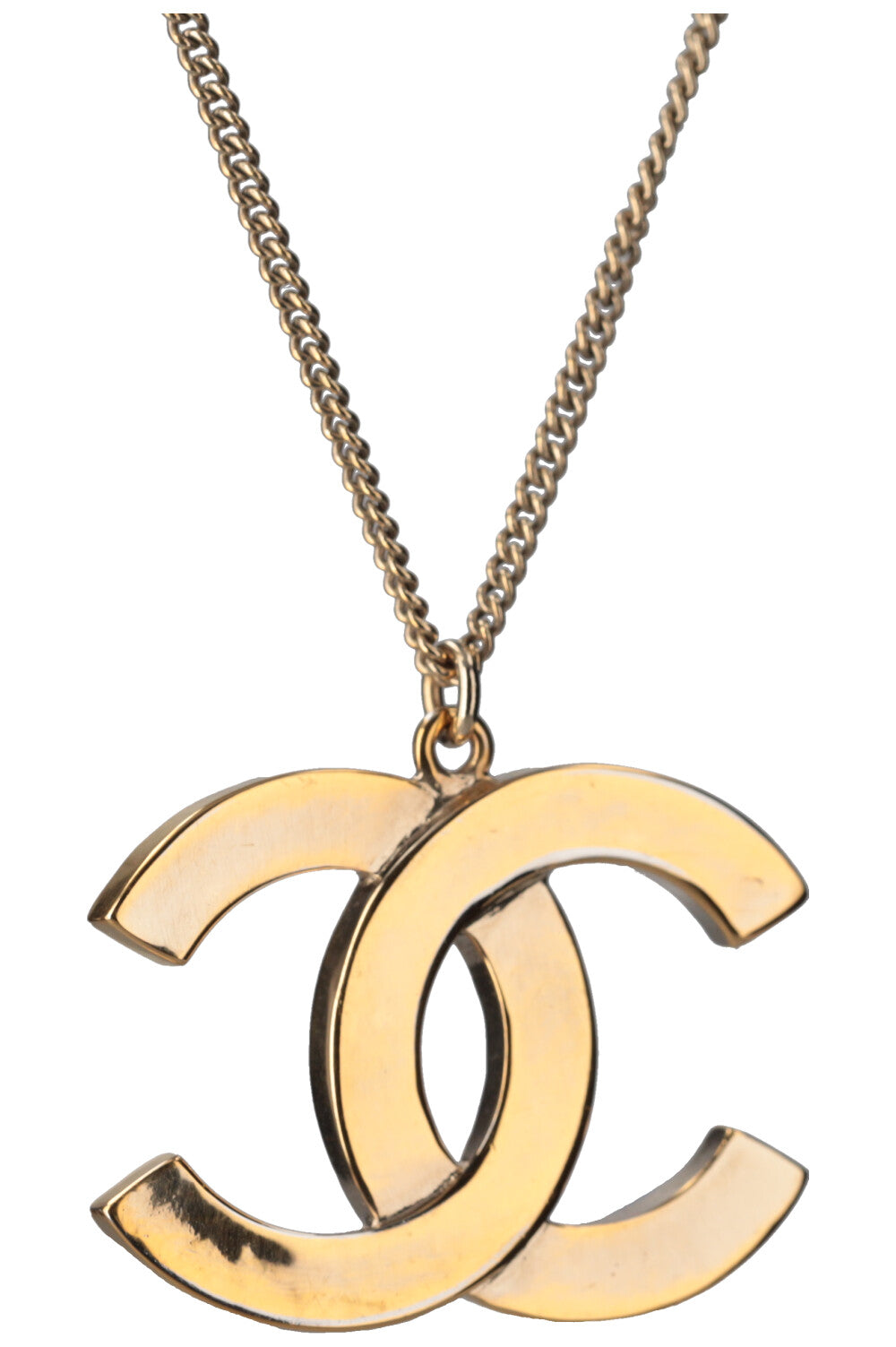 CHANEL Baguette Crystal CC Necklace Quilted Gold – REAWAKE