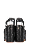 CHANEL Wedges Heels Black