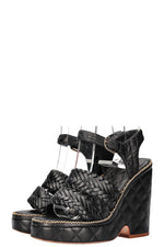 CHANEL Wedges Heels Black