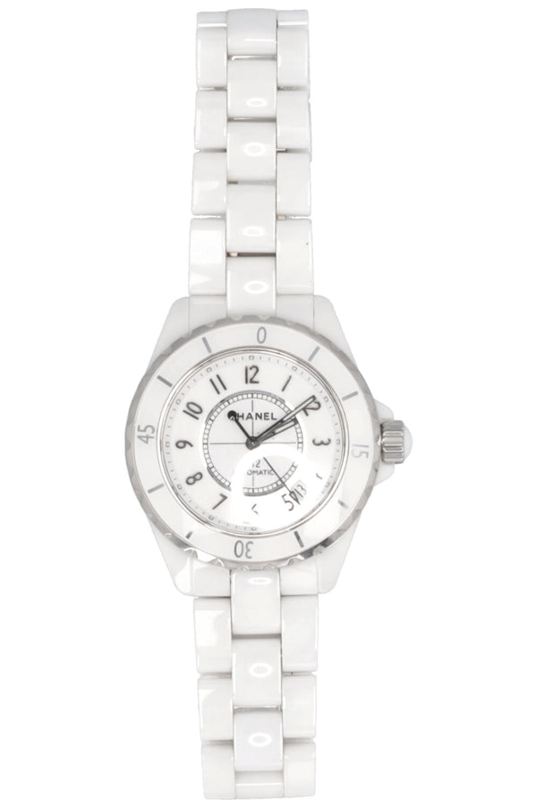 Montre CHANEL J12 Calibre 38 mm Céramique Blanche