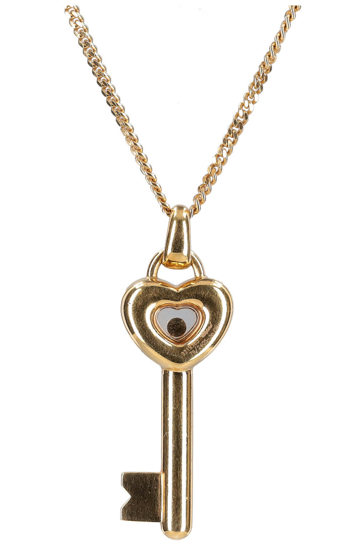 CHOPARD Happy Diamond Key Pendant Necklace Gold