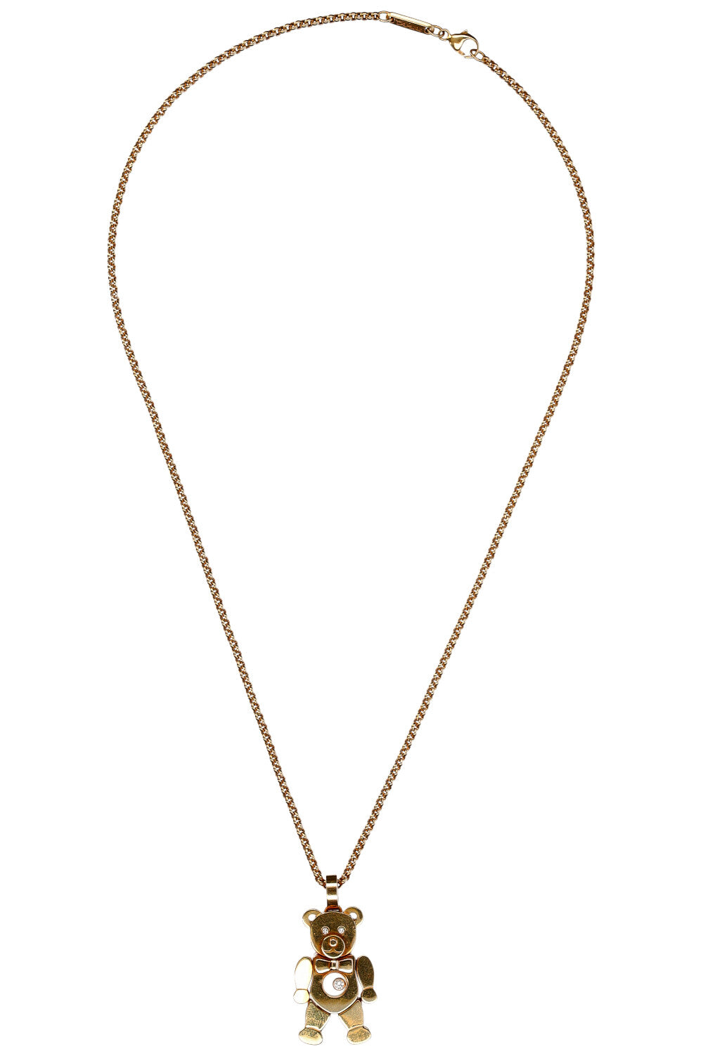 CHOPARD Happy Diamond Teddy Pendant Necklace Gold