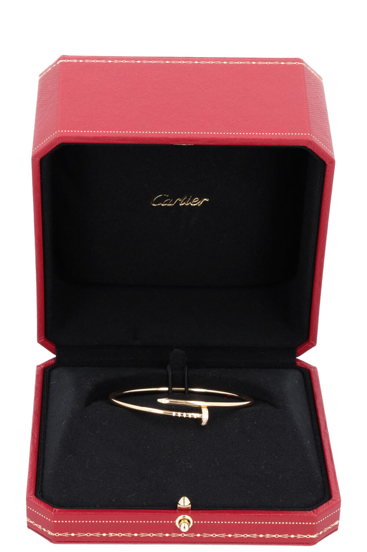 CARTIER Juste Un Clou Bracelet Small 18 Karat Gold Diamonds