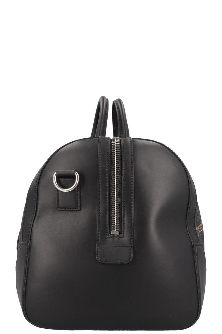 Sac bowling en toile GUCCI Tiger Supreme Charbon de bois
