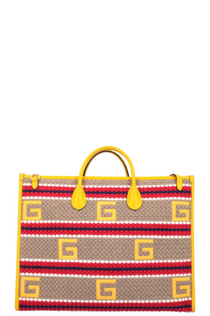 GUCCI Limited Edition Monte Carlo Crochet Tote Bag