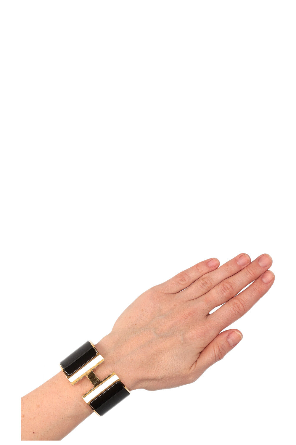 HERMÈS Extra Wide Clic Clac H Bracelet Black