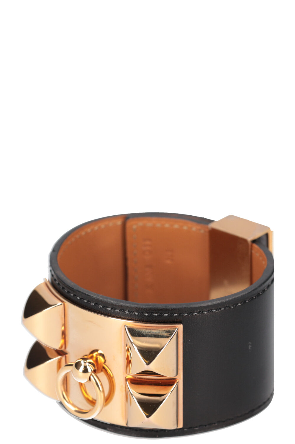 HERMÈS Collier De Chien Bracelet Box Black