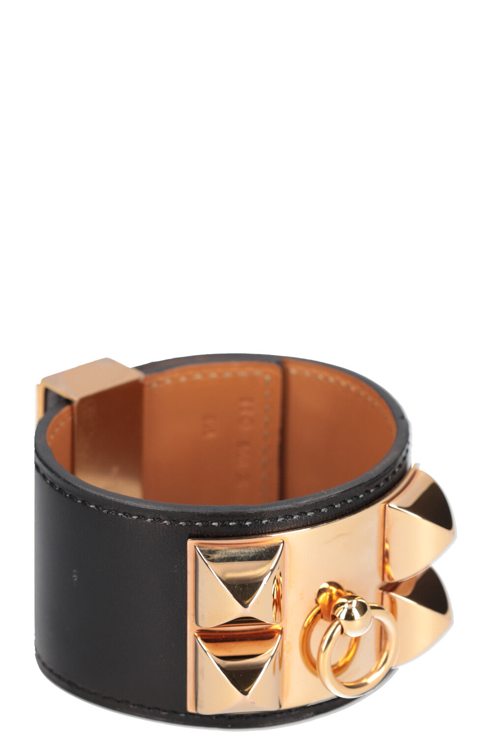 HERMÈS Collier De Chien Bracelet Box Black