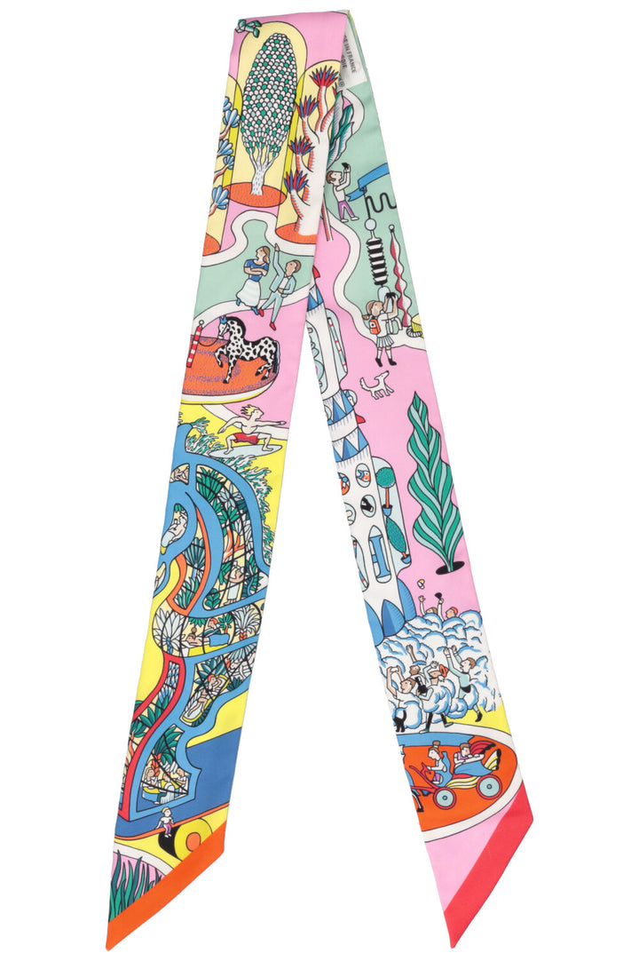 HERMÈS Exposition Universelle Silk Twilly