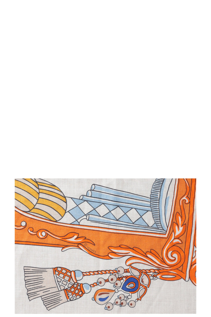 HERMÈS Coupe De Gala 140 Scarf Cashmere