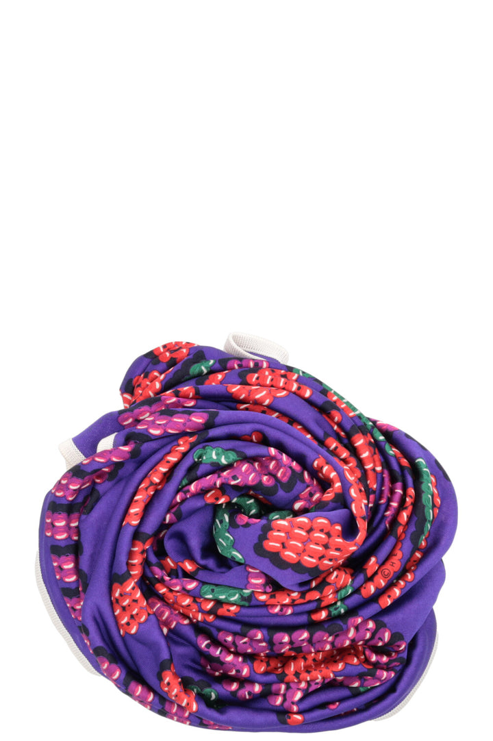 HERMÈS Kelly En Perles 90 Scarf Purple