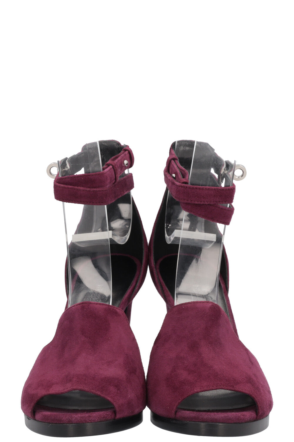 HERMÈS Nina Heels Suede Purple