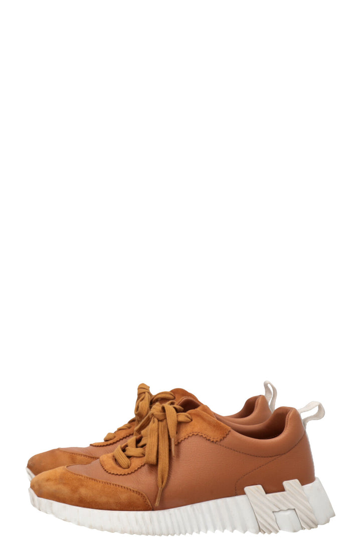 HERMÈS Bouncing Sneakers Camel
