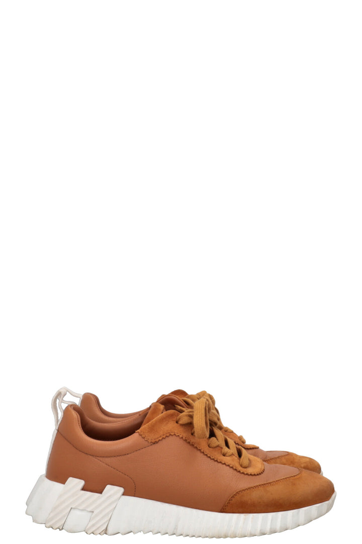 HERMÈS Bouncing Sneakers Camel
