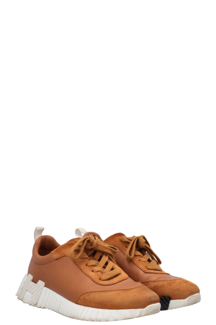 HERMÈS Bouncing Sneakers Camel